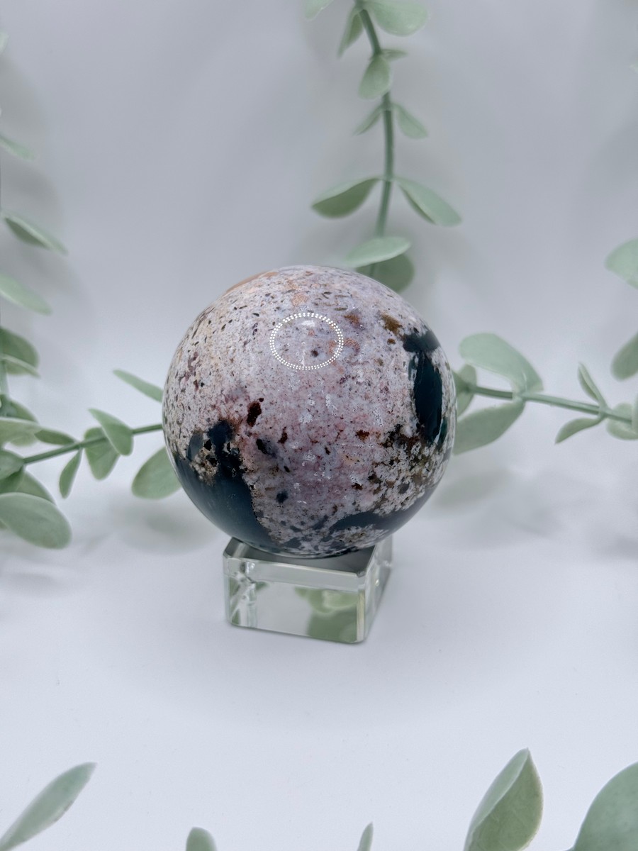 Sea jasper sphere - mom