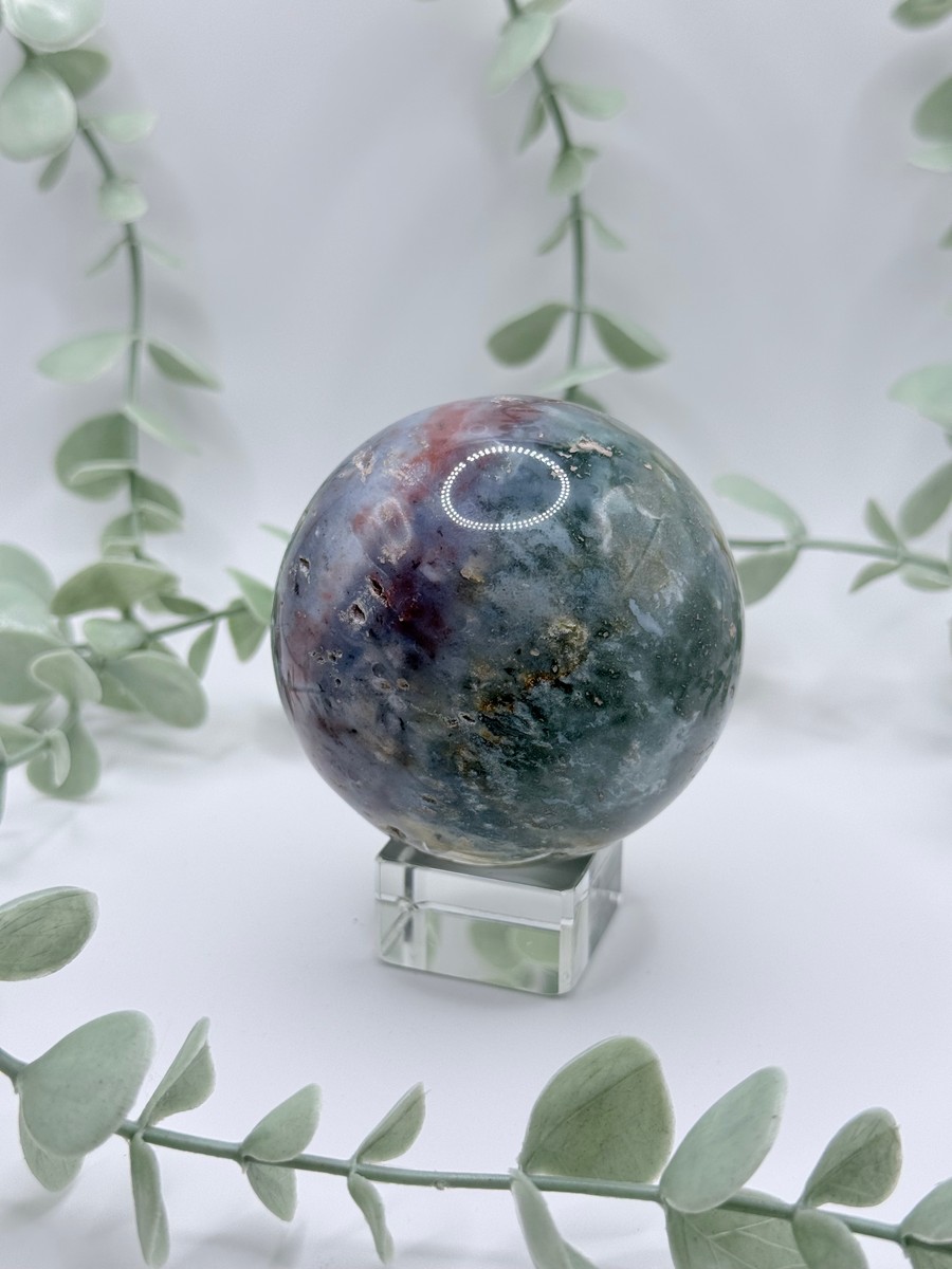 Sea jasper sphere - mom