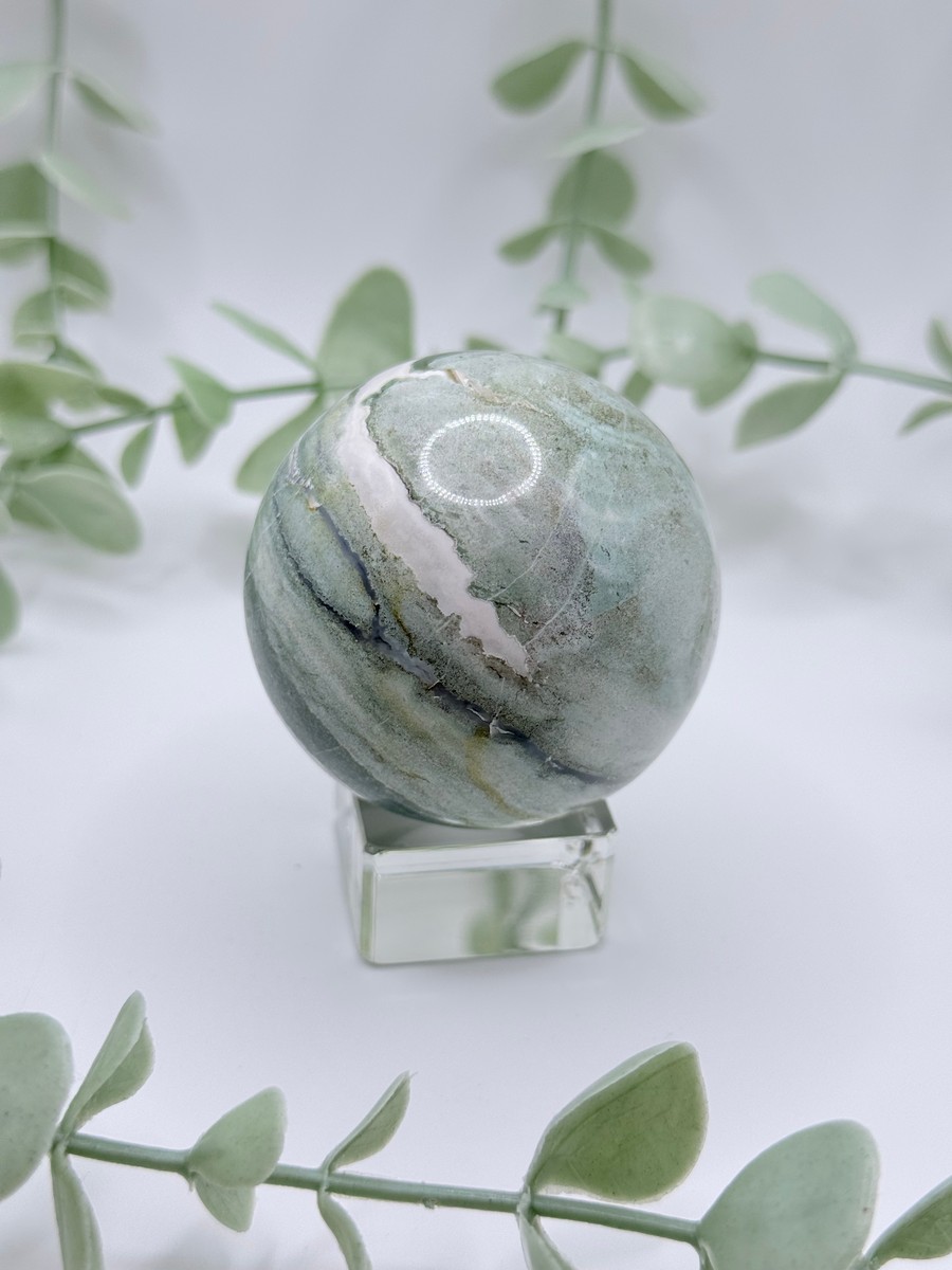 Unicorn Jasper Sphere - mom