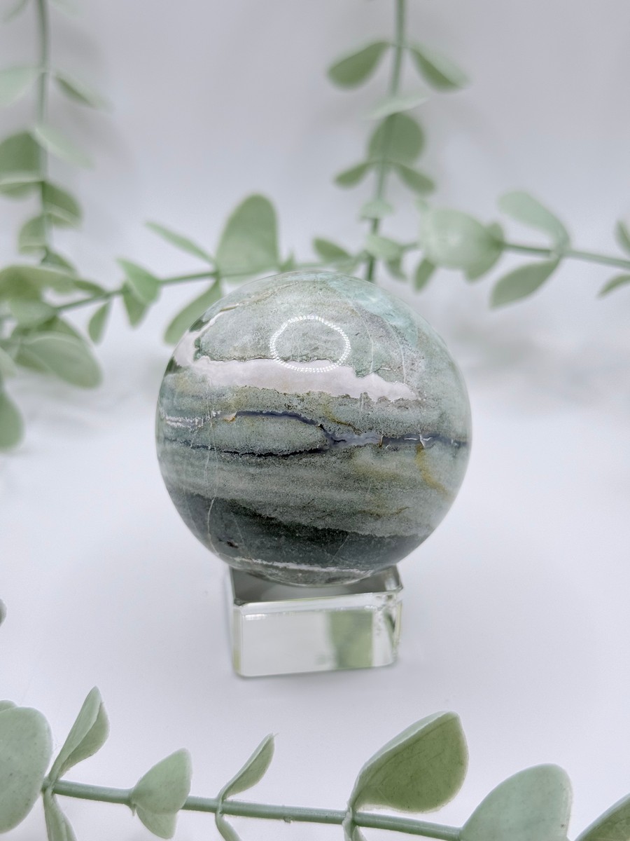 Unicorn Jasper Sphere - mom