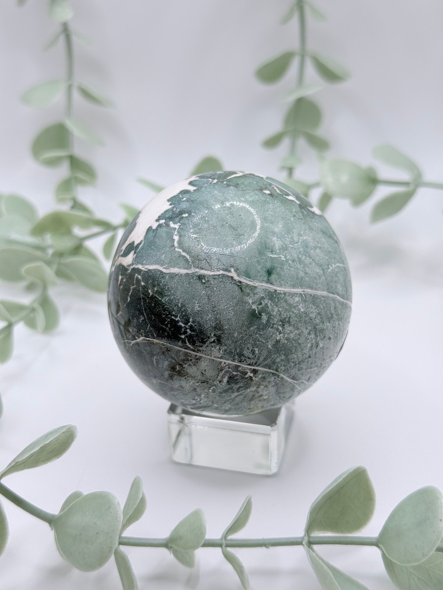Unicorn jasper sphere - mom