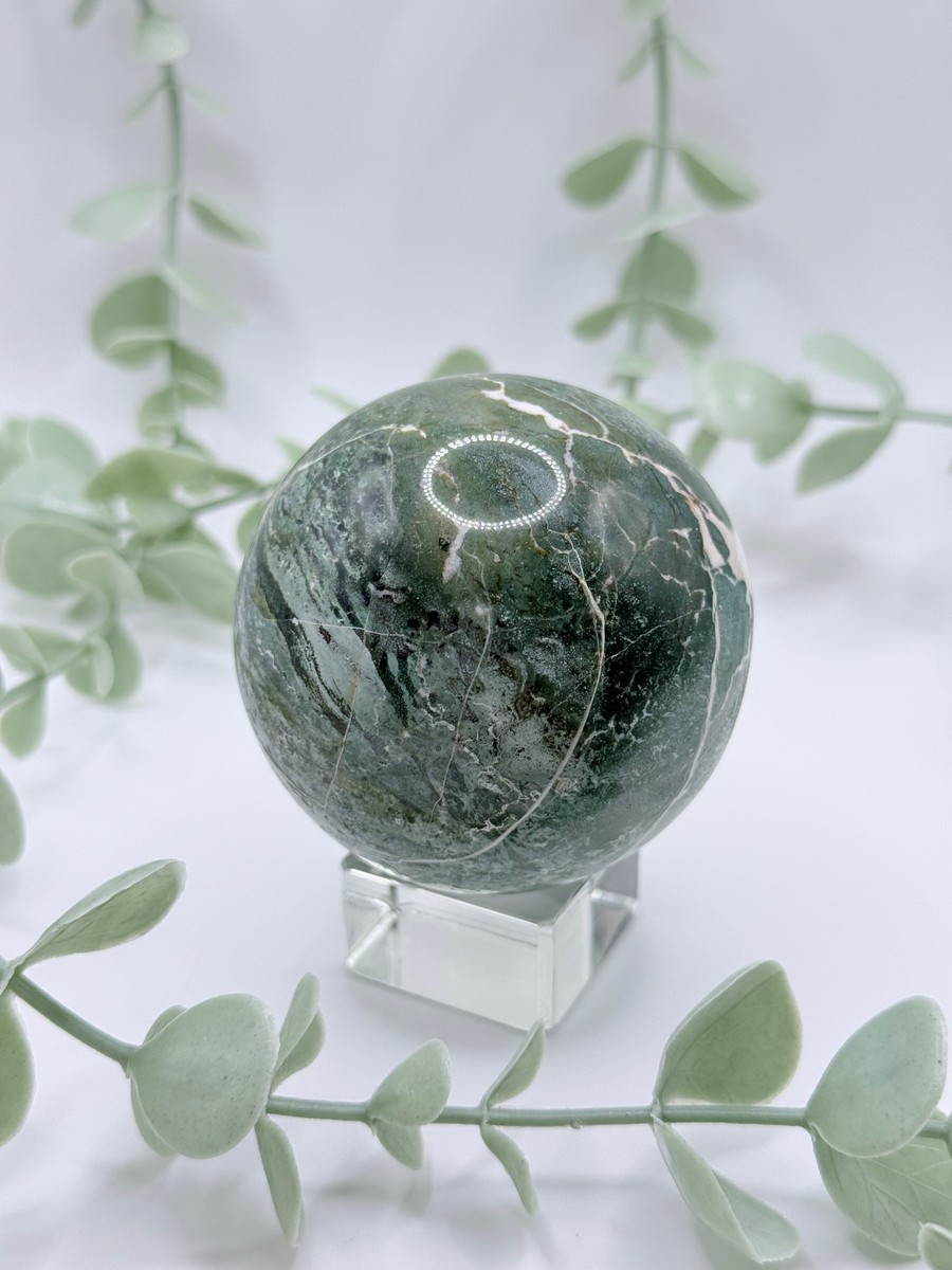 Unicorn jasper sphere - mom