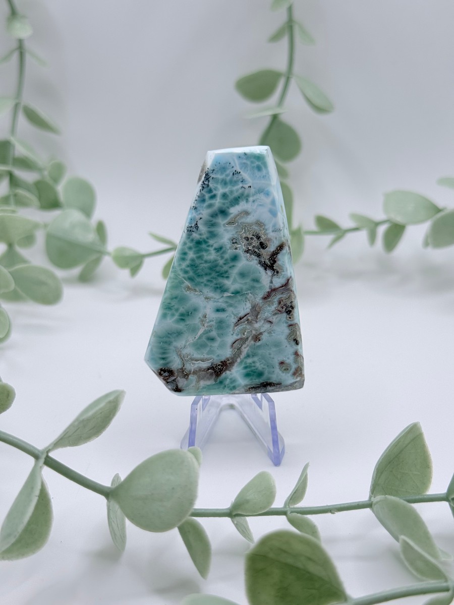 Polished Larimar Slab Amanda