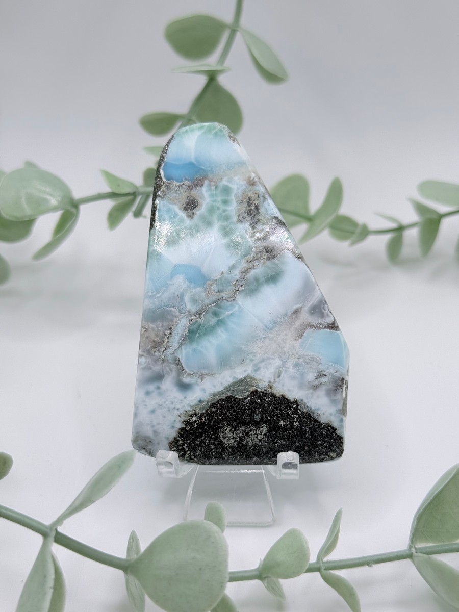 Polished Larimar Slab Amanda