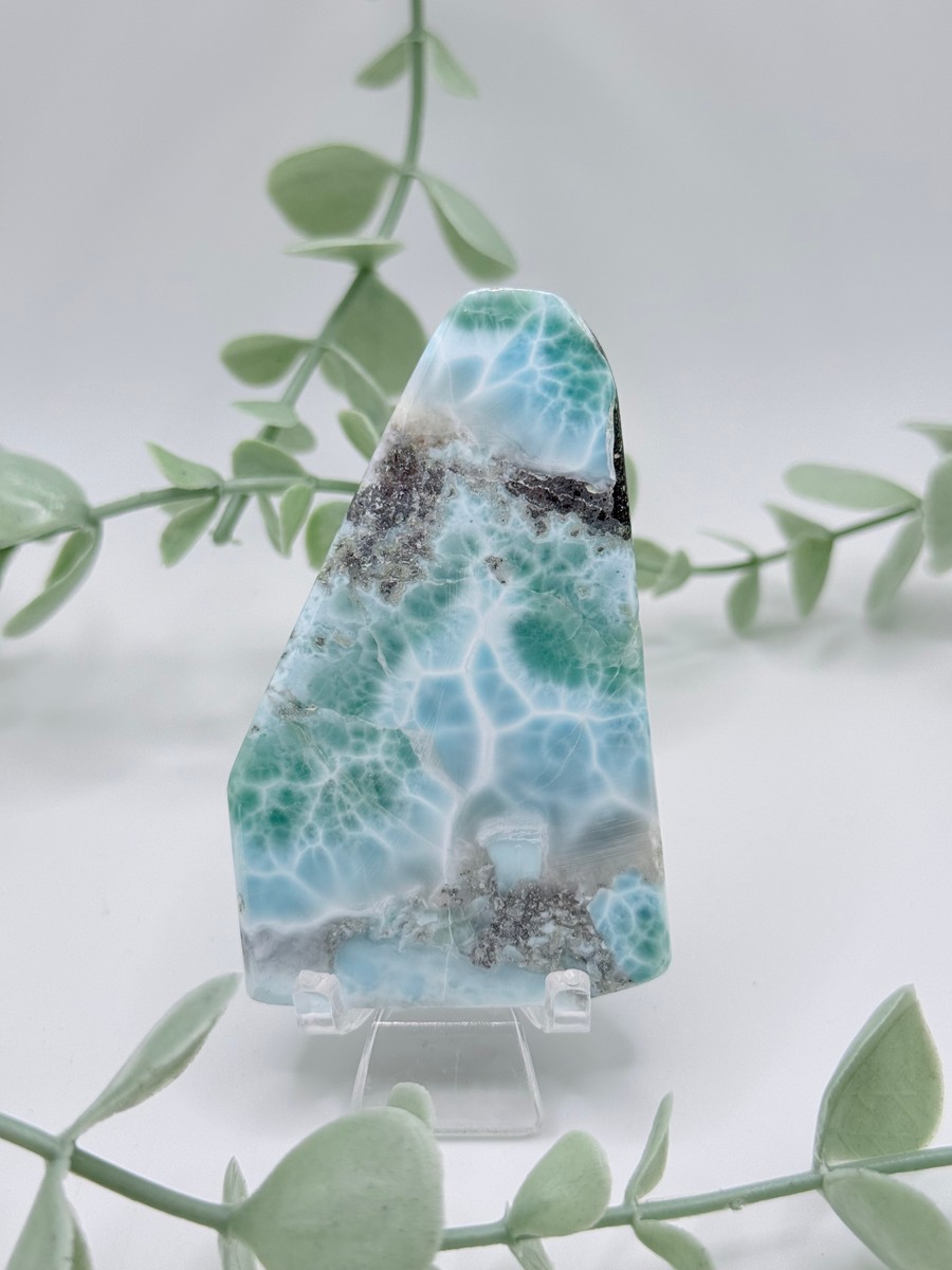 Polished Larimar Slab Amanda