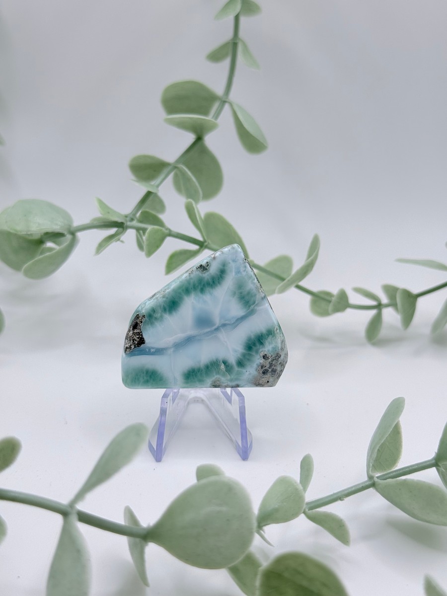 Polished Larimar Slab Amanda