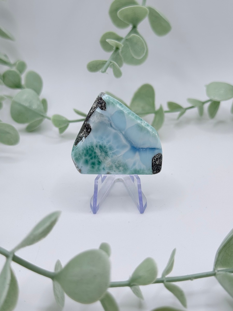 Polished Larimar Slab Amanda