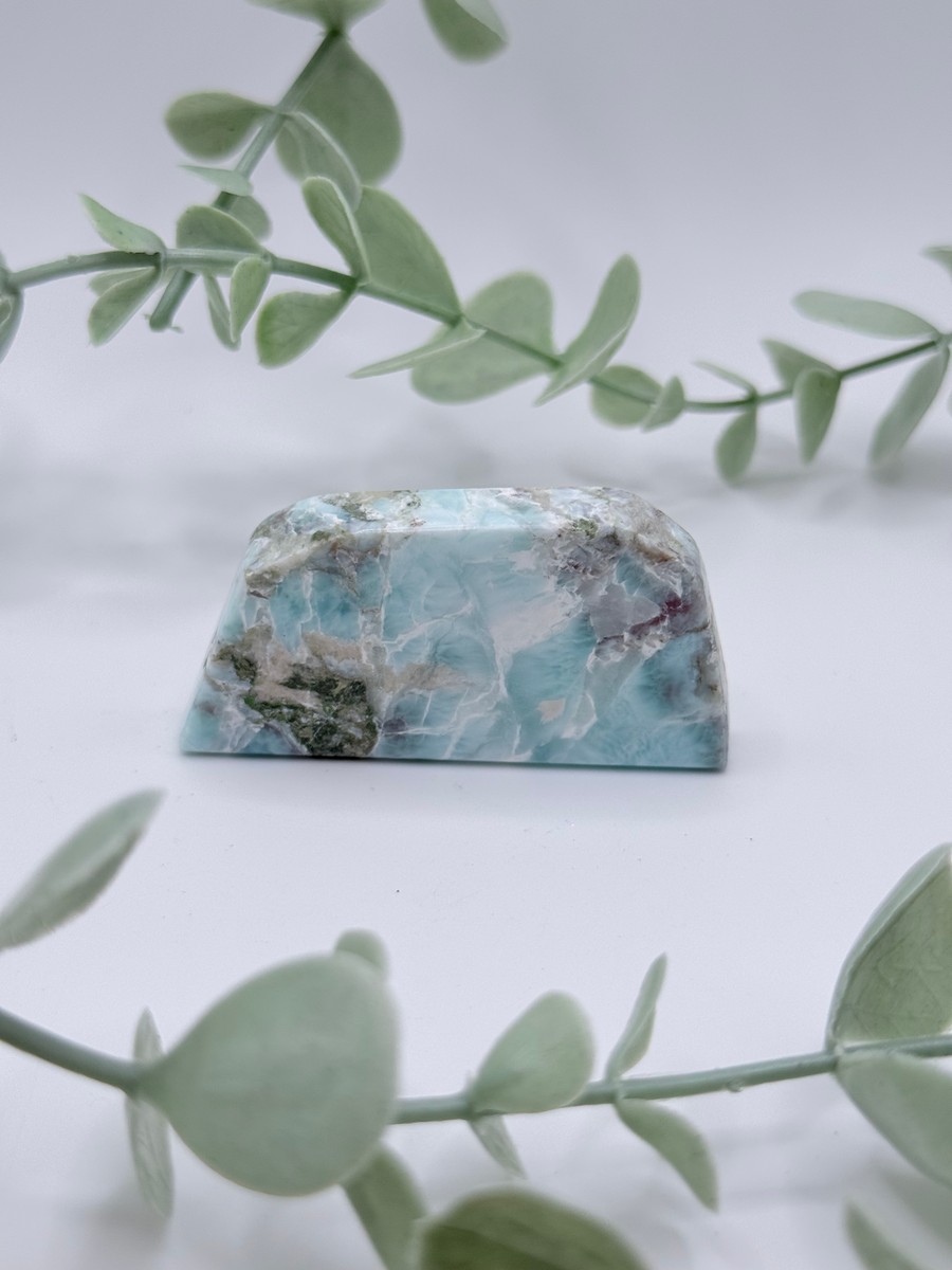 Polished Larimar Slab Amanda