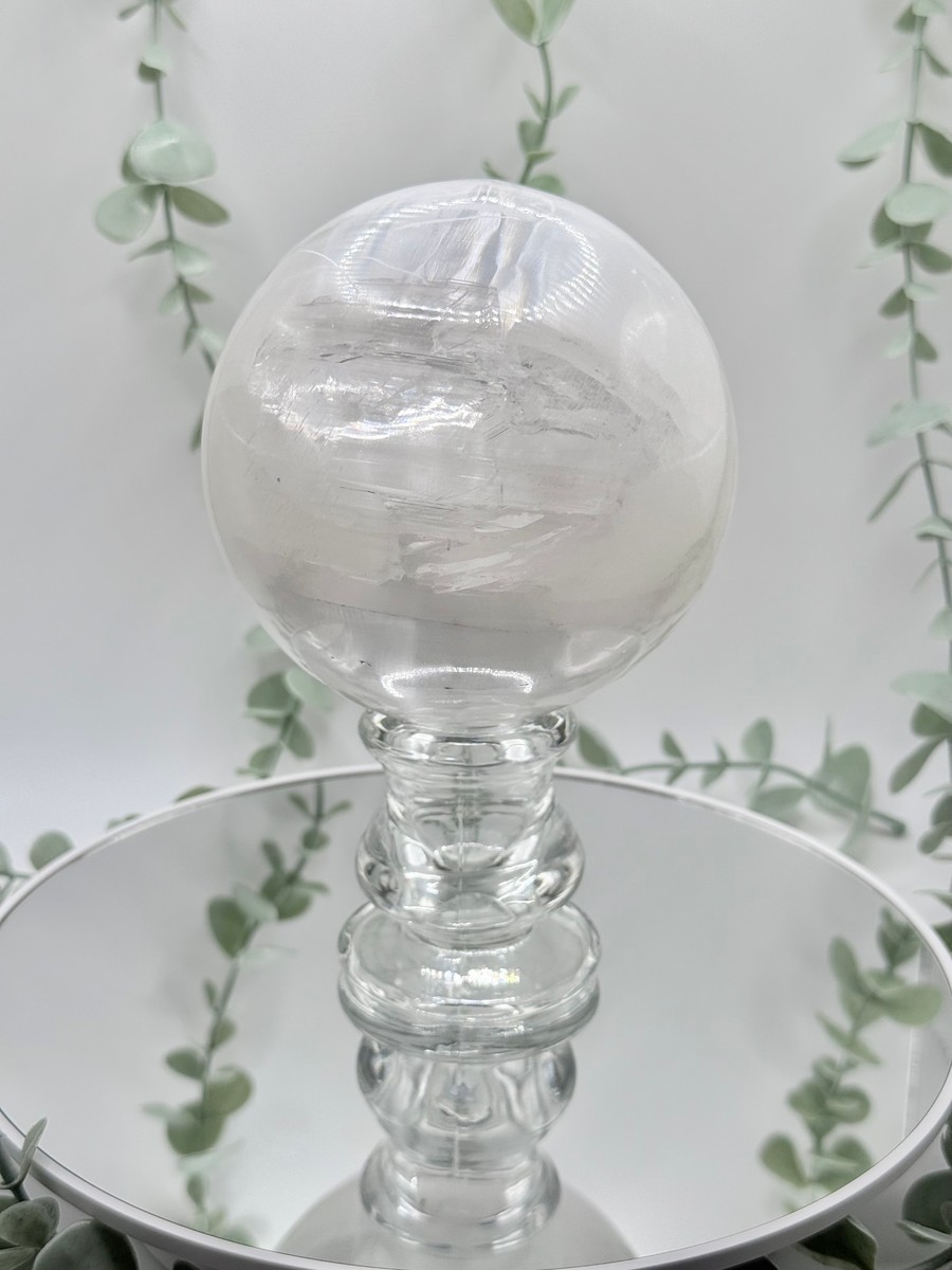 Large Selenite Sphere