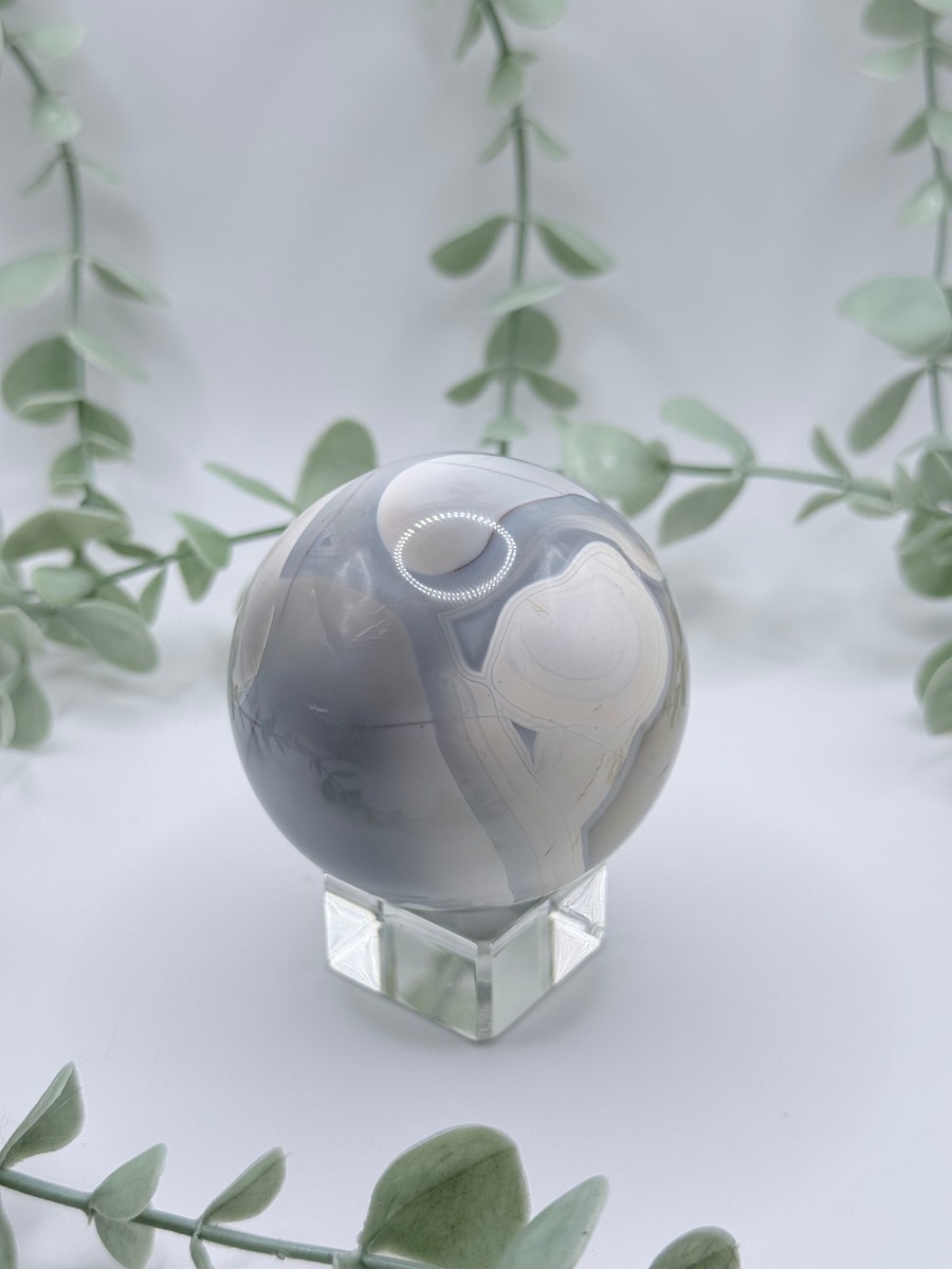 Orca Agate Sphere Amanda pic