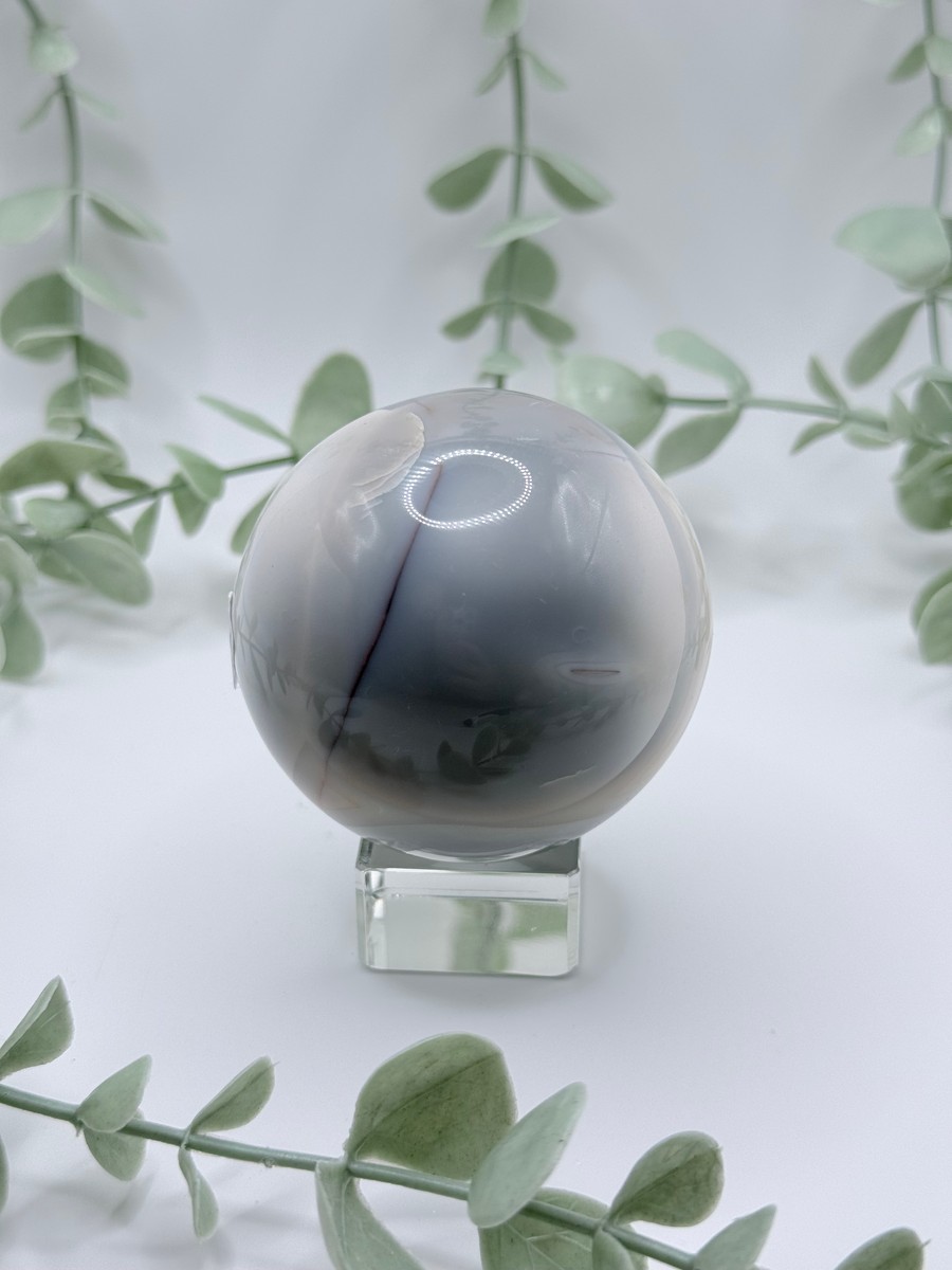 Orca Agate Sphere Amanda pic