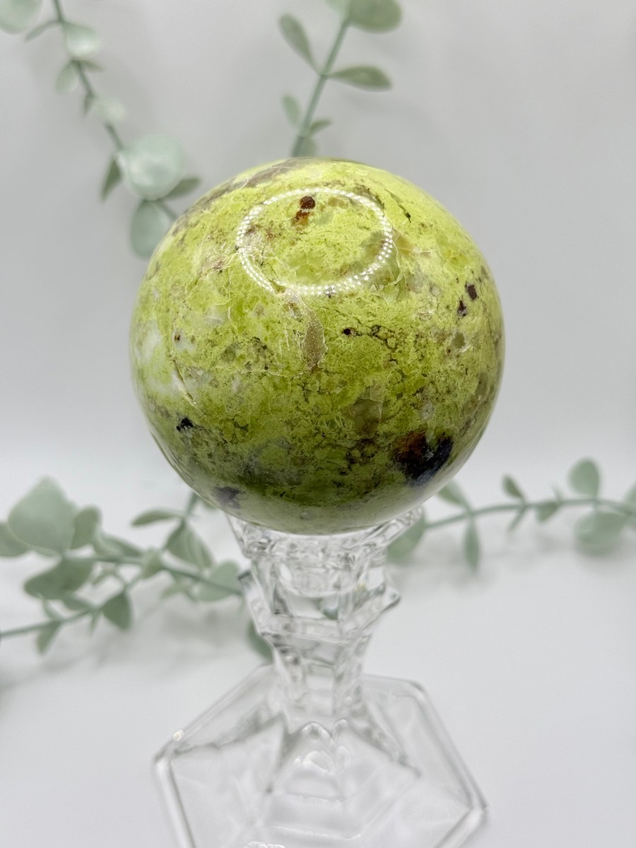 Green Opal Sphere