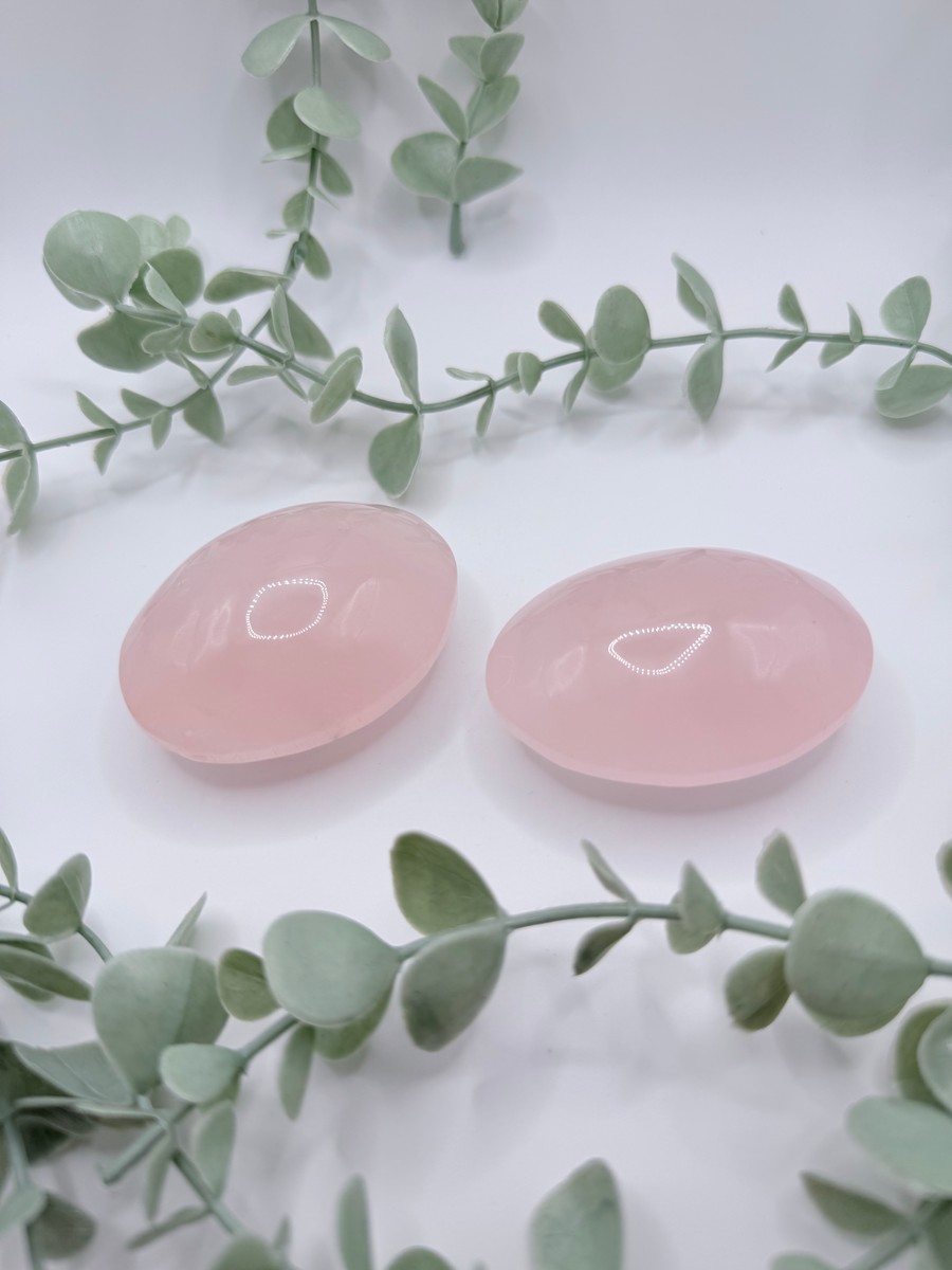Large Rose Quartz Palm Stones