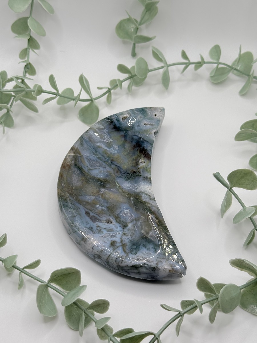 Moss Agate Moon
