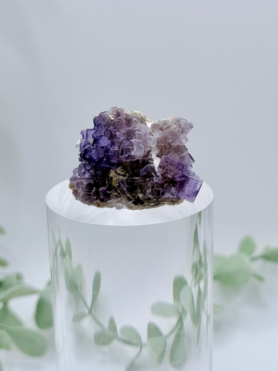 Small Purple Cubic Fluorite