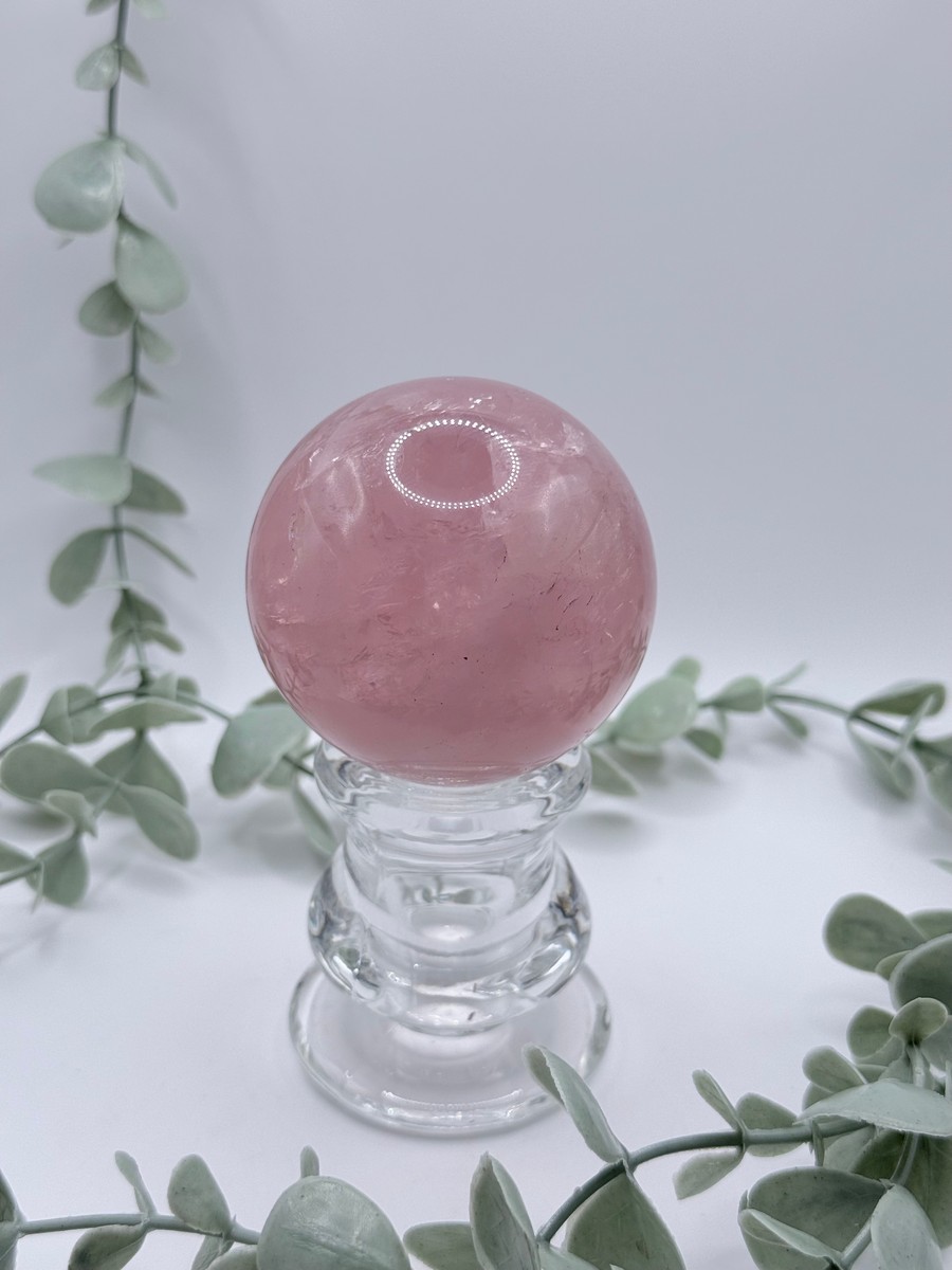 Star Rose Quartz Sphere