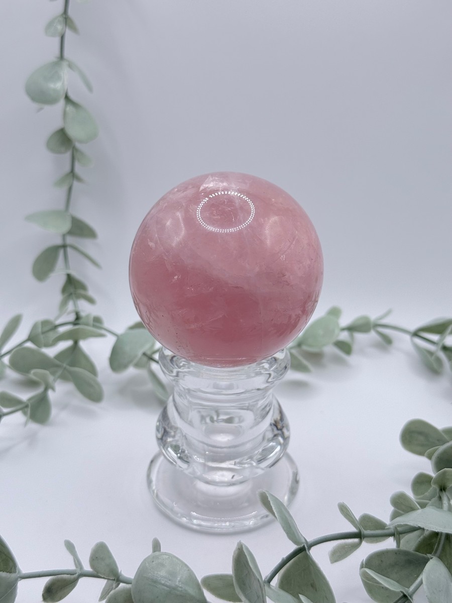 Star Rose Quartz Sphere