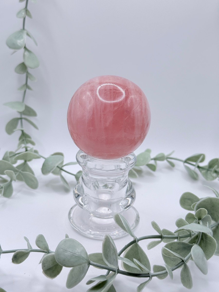 Star Rose Quartz Sphere