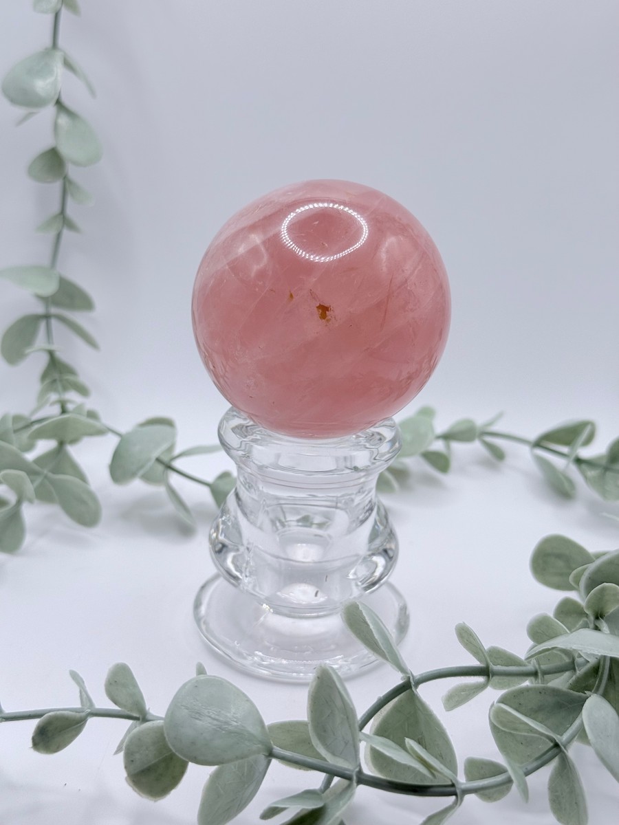 Star Rose Quartz Sphere
