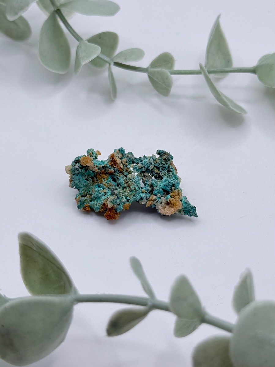 Small Copper With Malachite - D