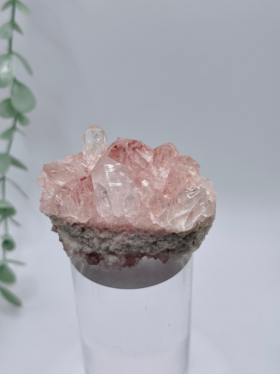Pink Himalayan Quartz Cluster