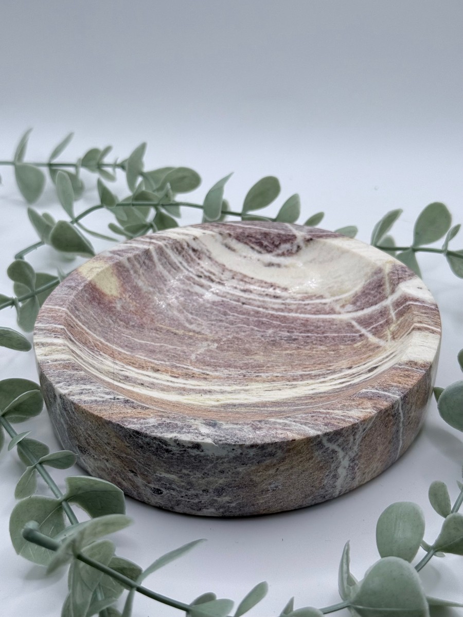 Banded Calcite Bowl - Round