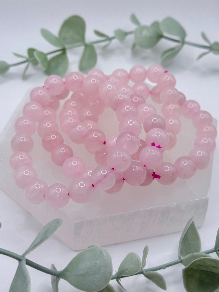 10mm Rose Quartz Bracelet