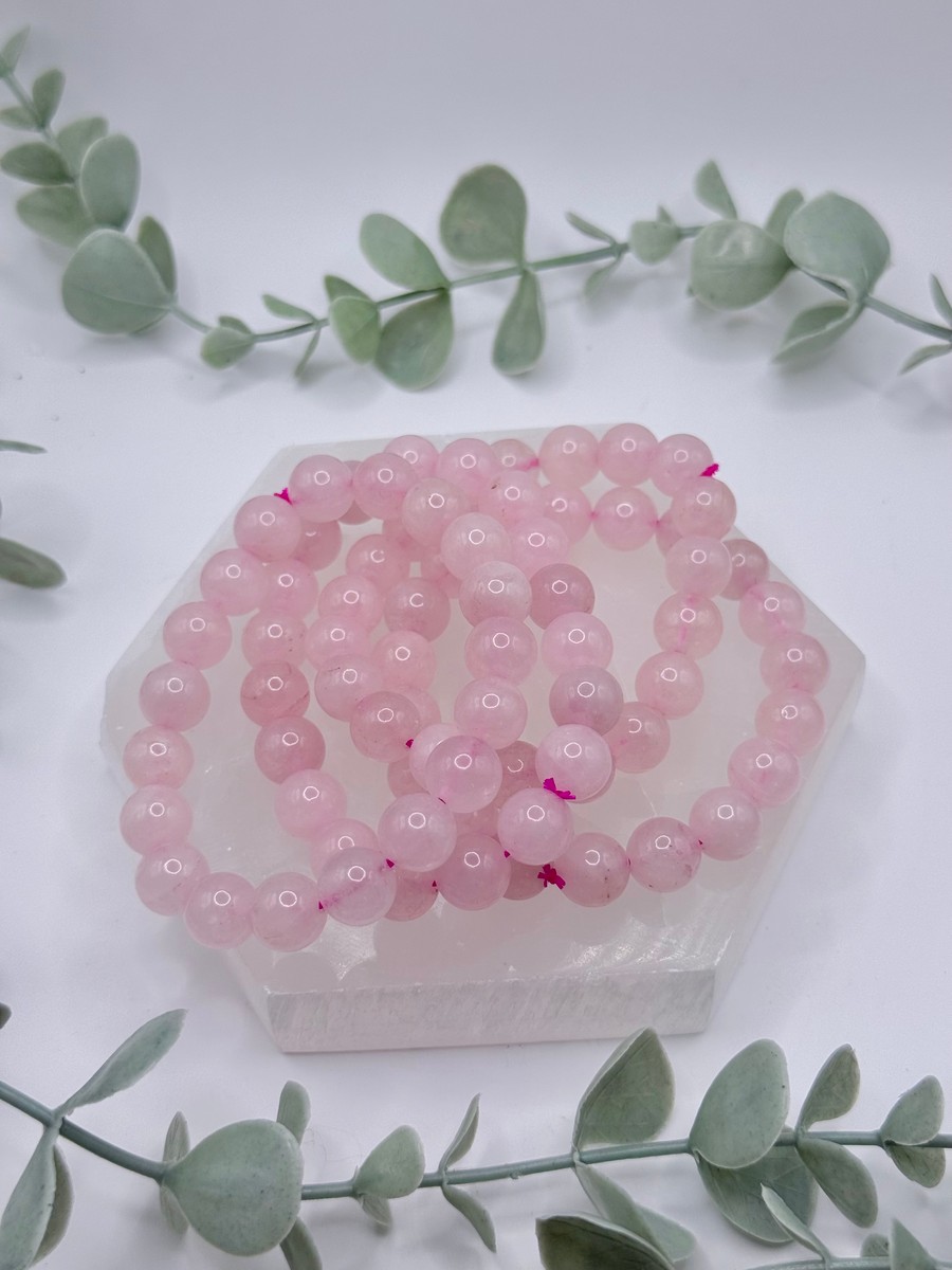 10mm Rose Quartz Bracelet