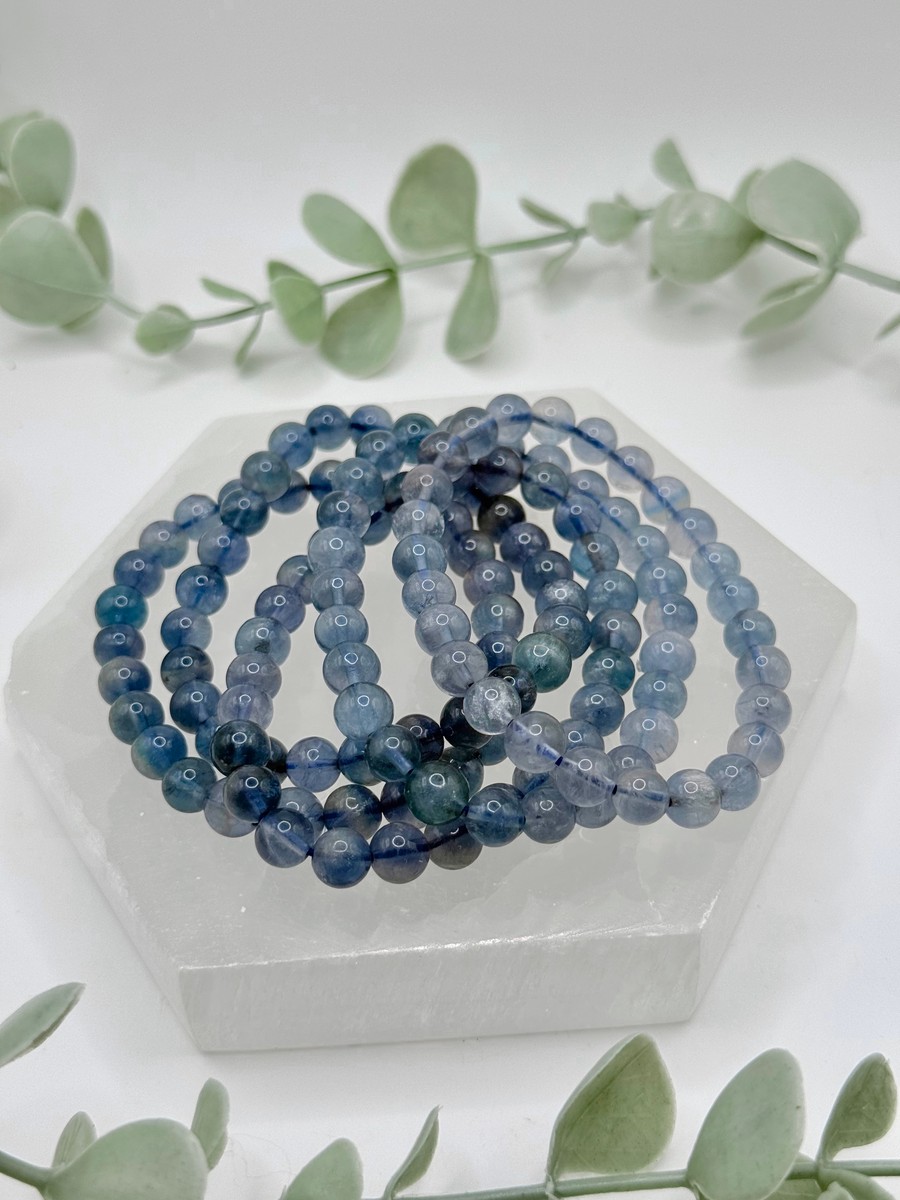 6mm Blue Fluorite Bracelet