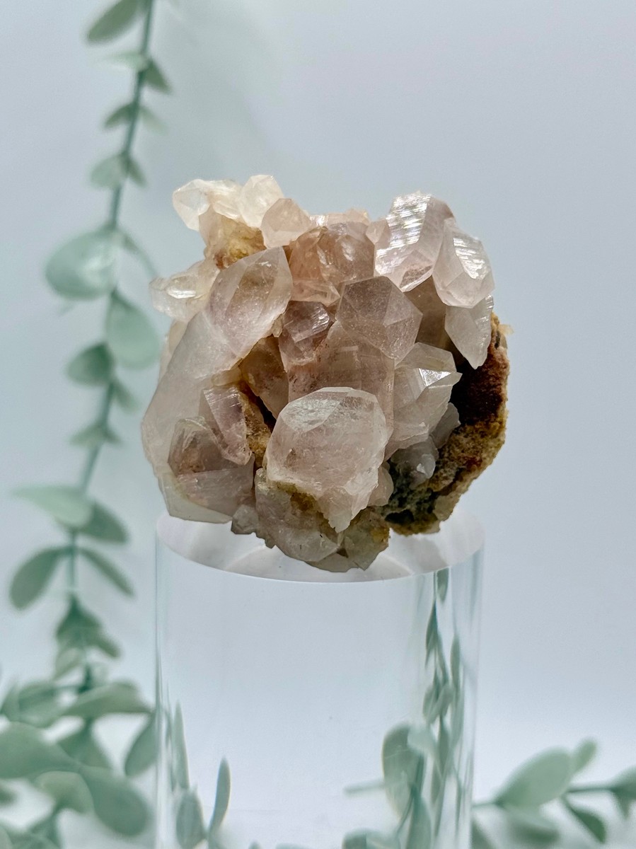 Pink Himalayan Quartz Cluster
