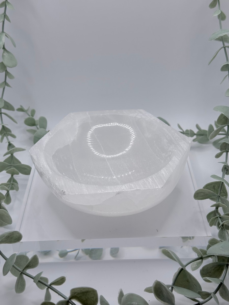 Hexagon Selenite Bowl