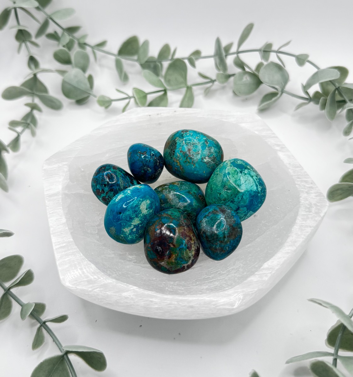 Chrysocolla Tumbled Stones