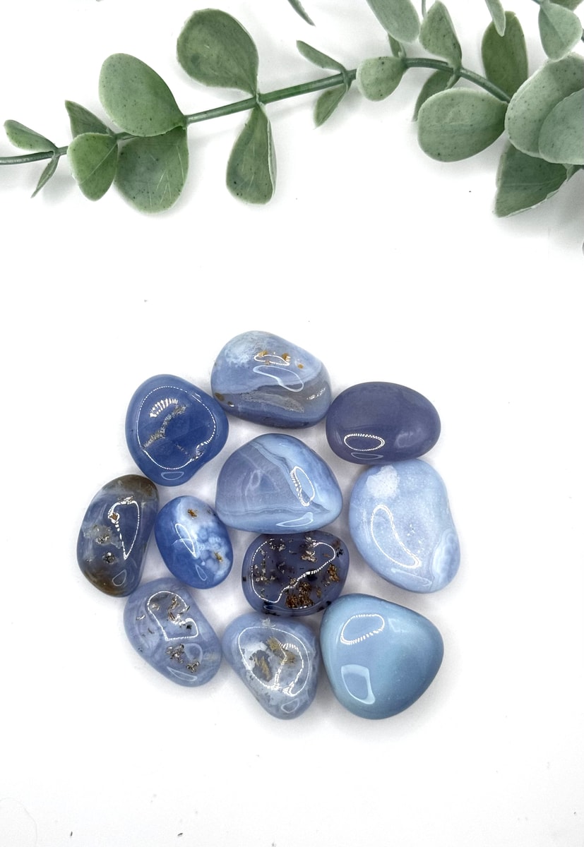 Blue Lace Agate Tumbles