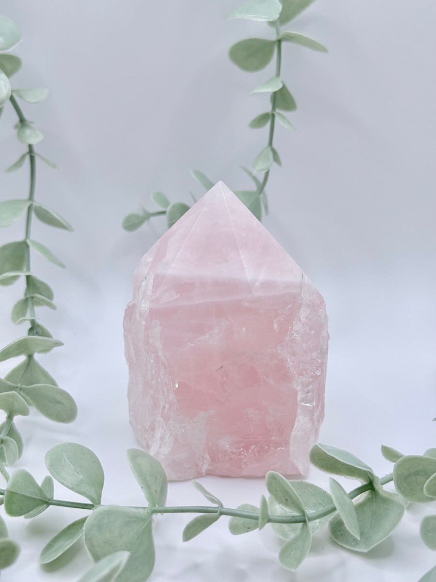 Brazilian Rose Quartz Tower Point