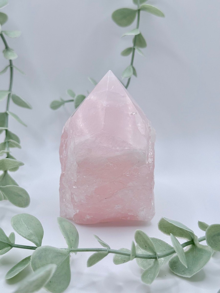 Brazilian Rose Quartz Tower Point