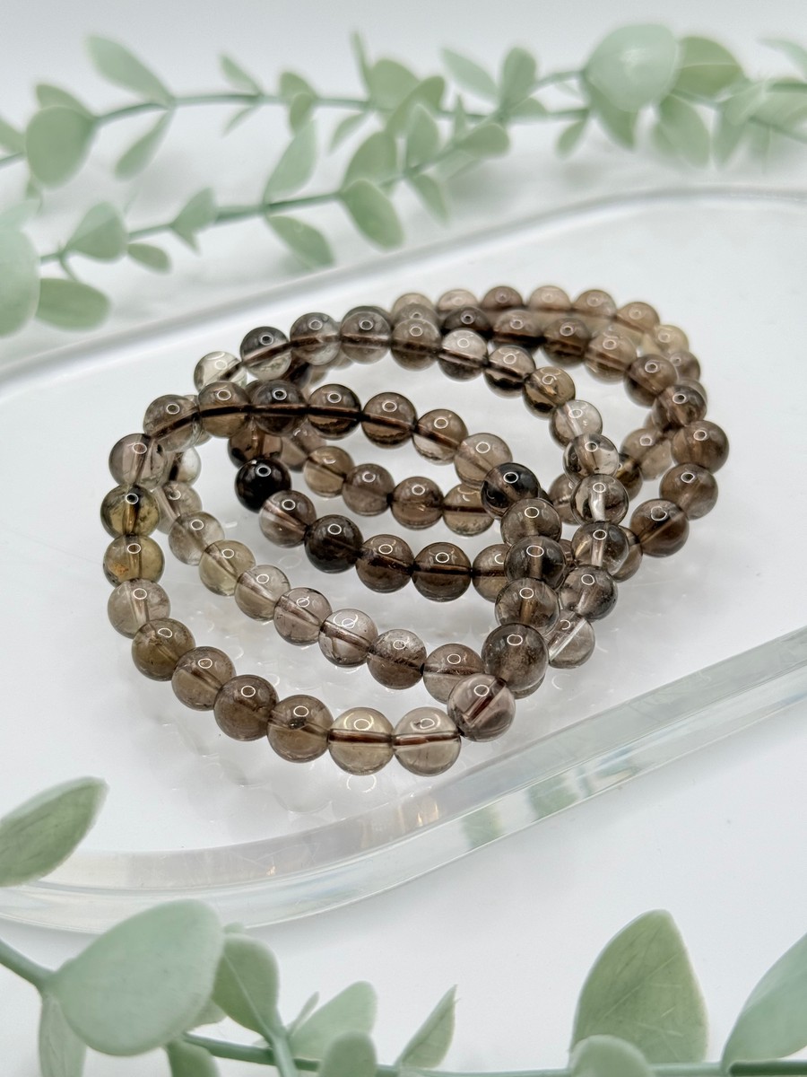 8mm Smoky Quartz Bracelet