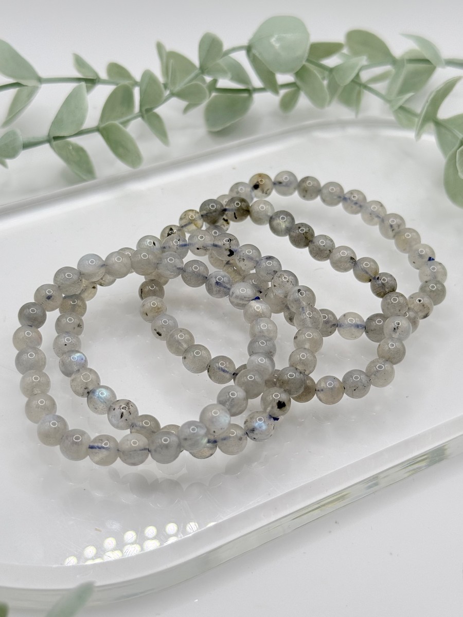 7mm Rainbow Moonstone Bracelet
