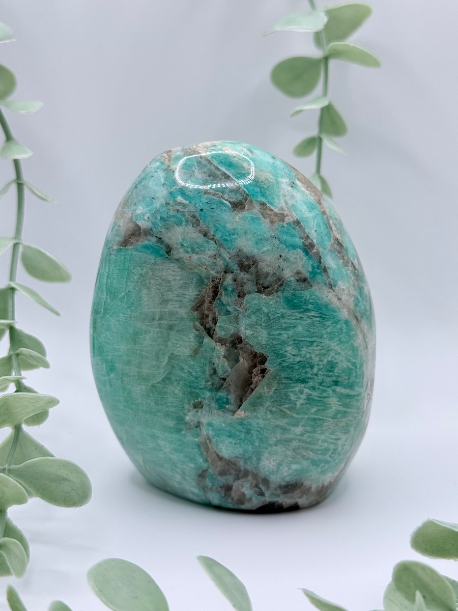 Amazonite & Smoky Quartz Free Form