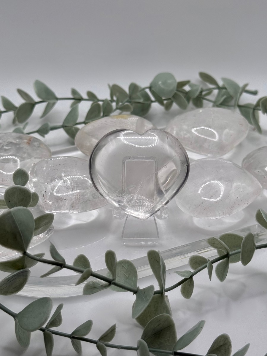 Clear Quartz Heart