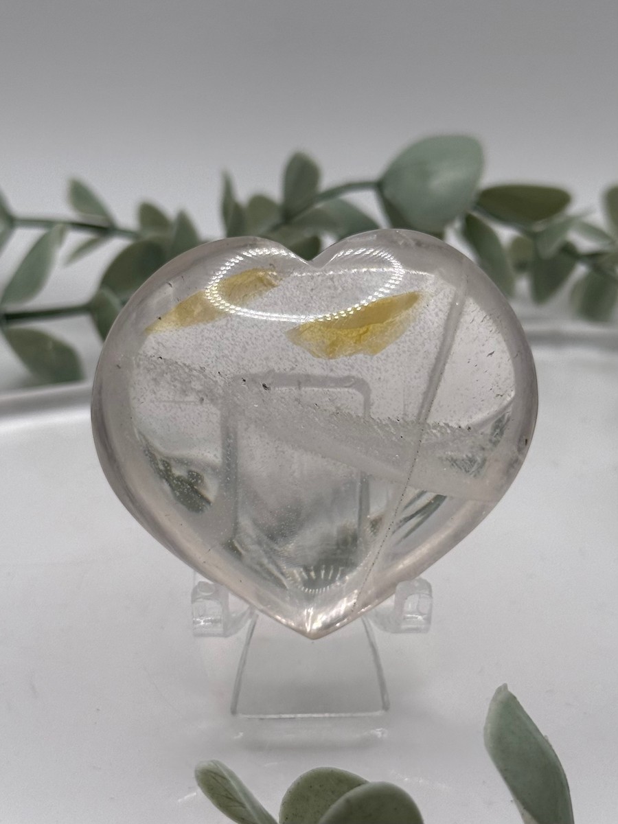 Clear Quartz Heart