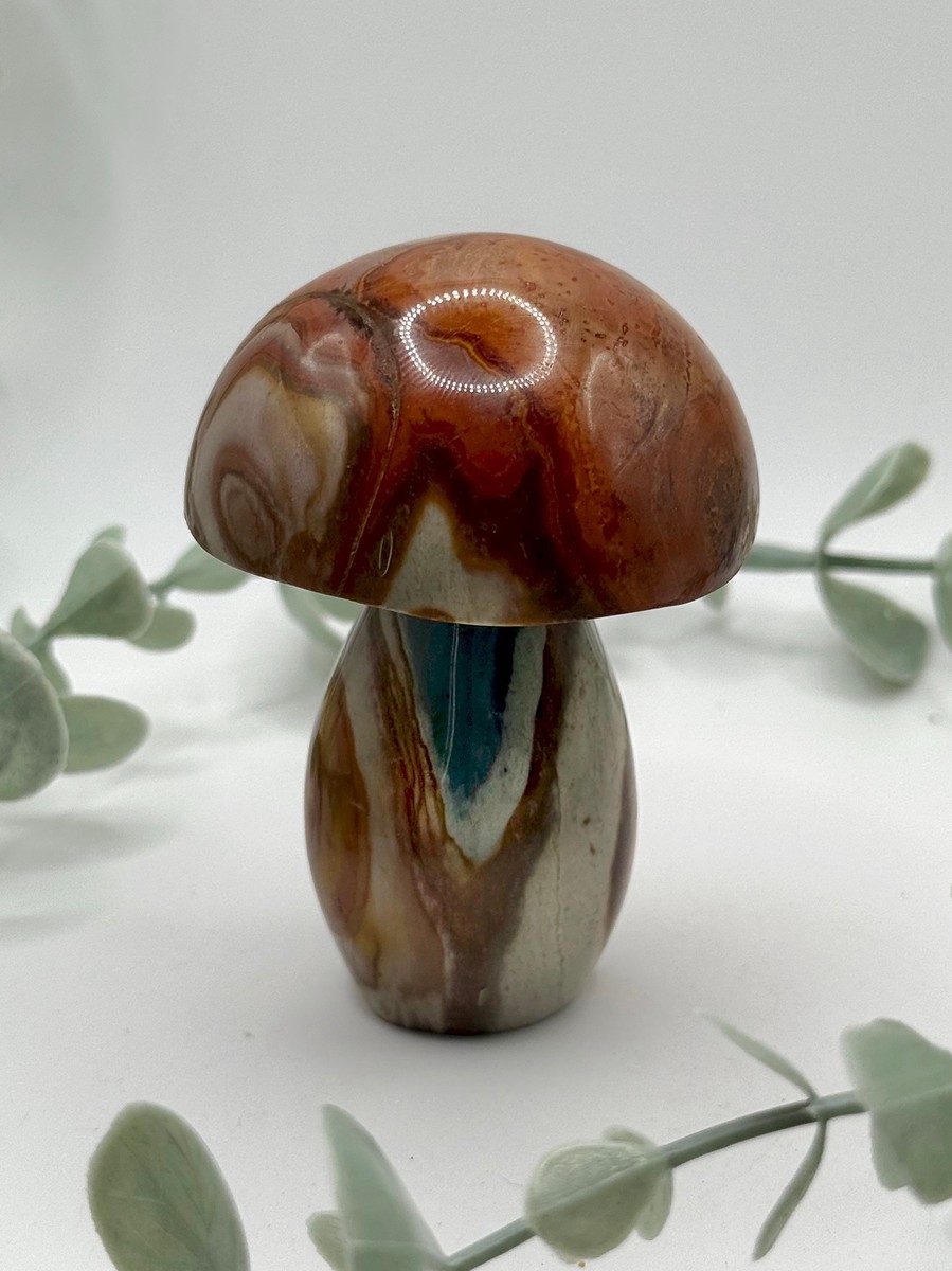 Polychrome Jasper Mushroom