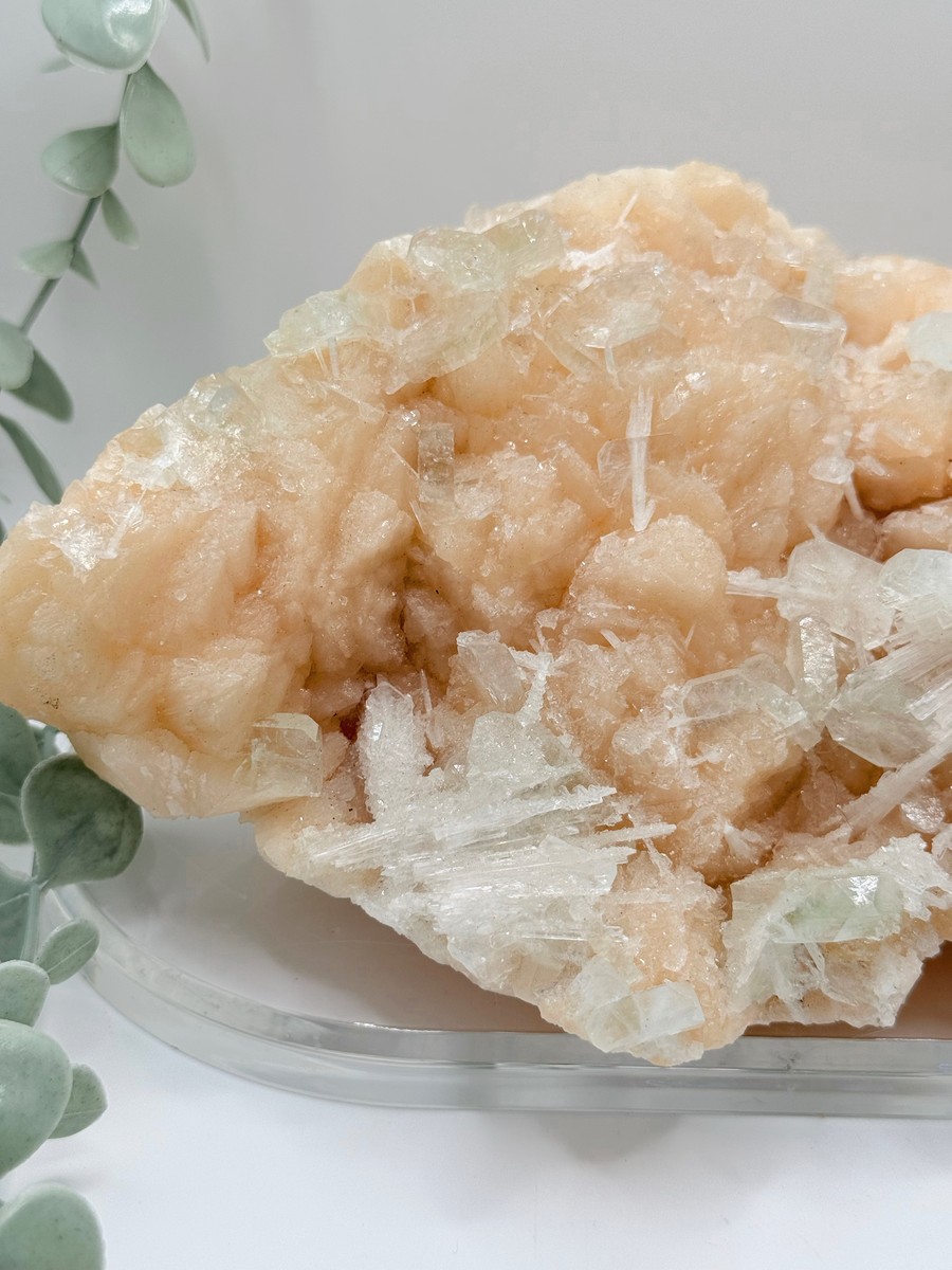 Large Stilbite, Apophyllite and Scolecite Specimen
