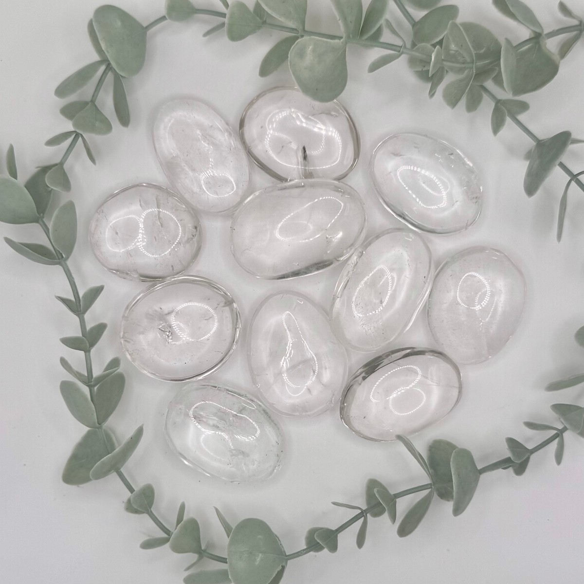 Clear Quartz Palmstone - Small