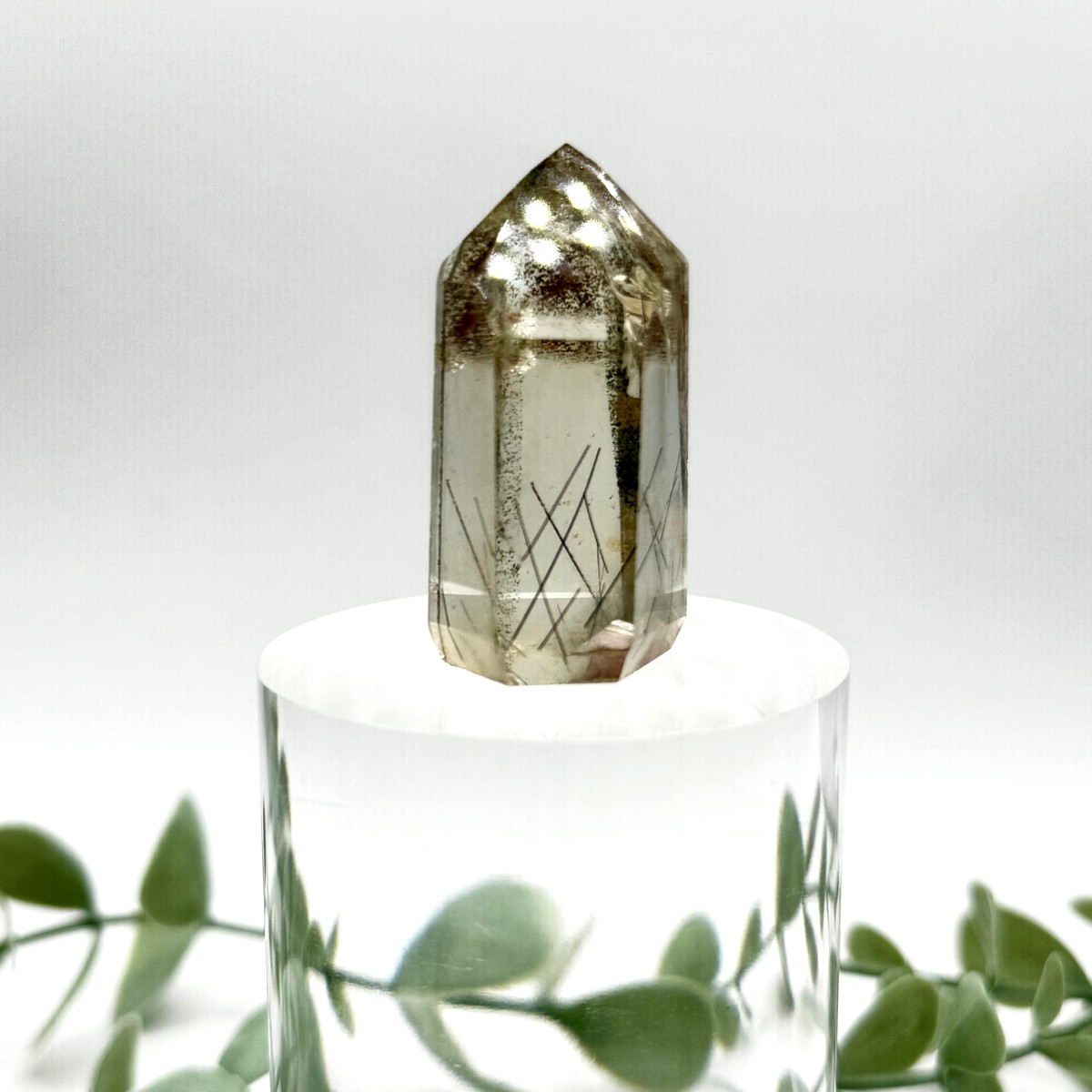 Clear Quartz With Rutile & Inclusions