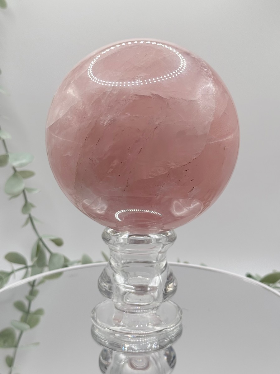 Large Star Rose Quartz Sphere