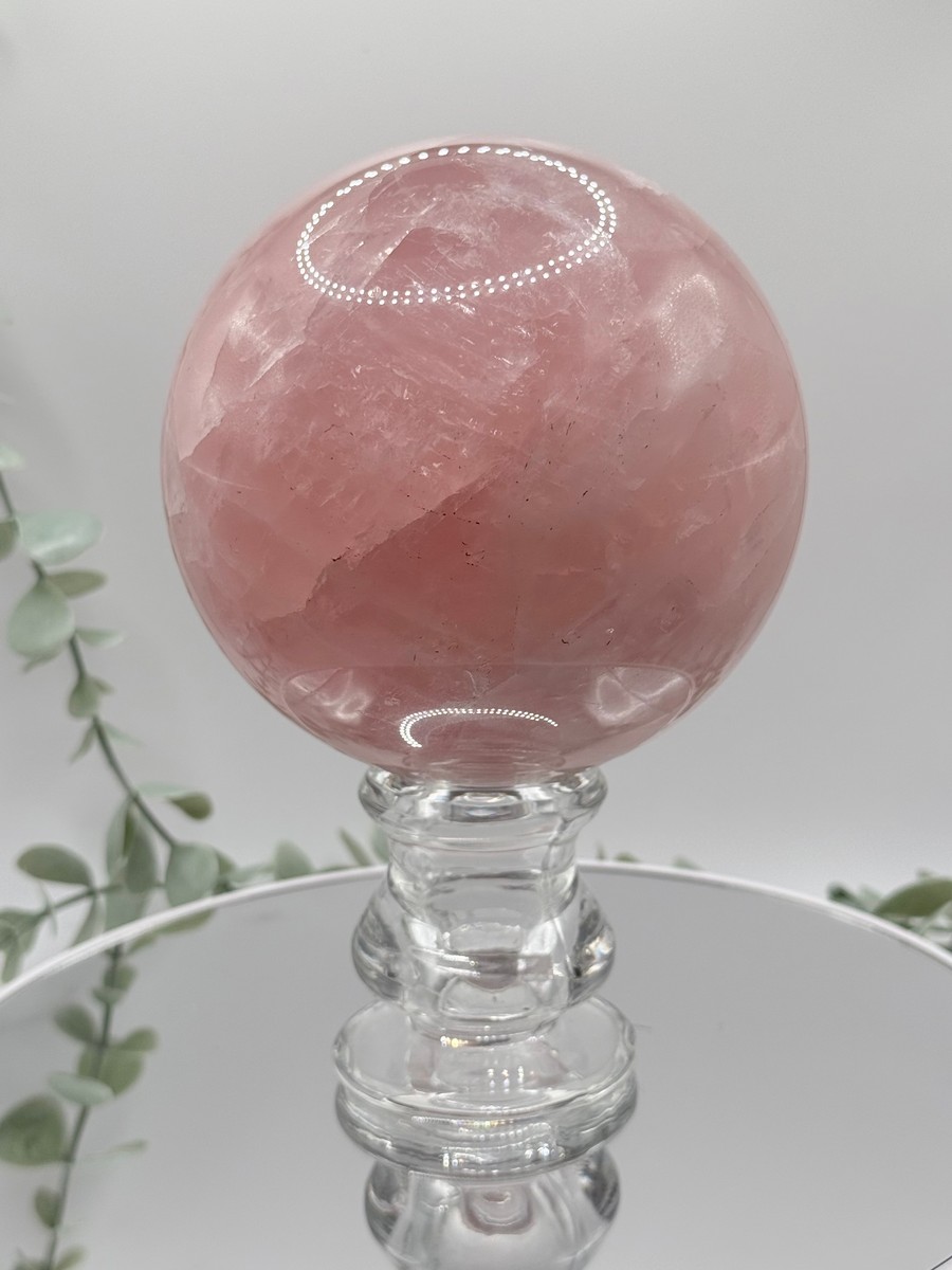 Large Star Rose Quartz Sphere