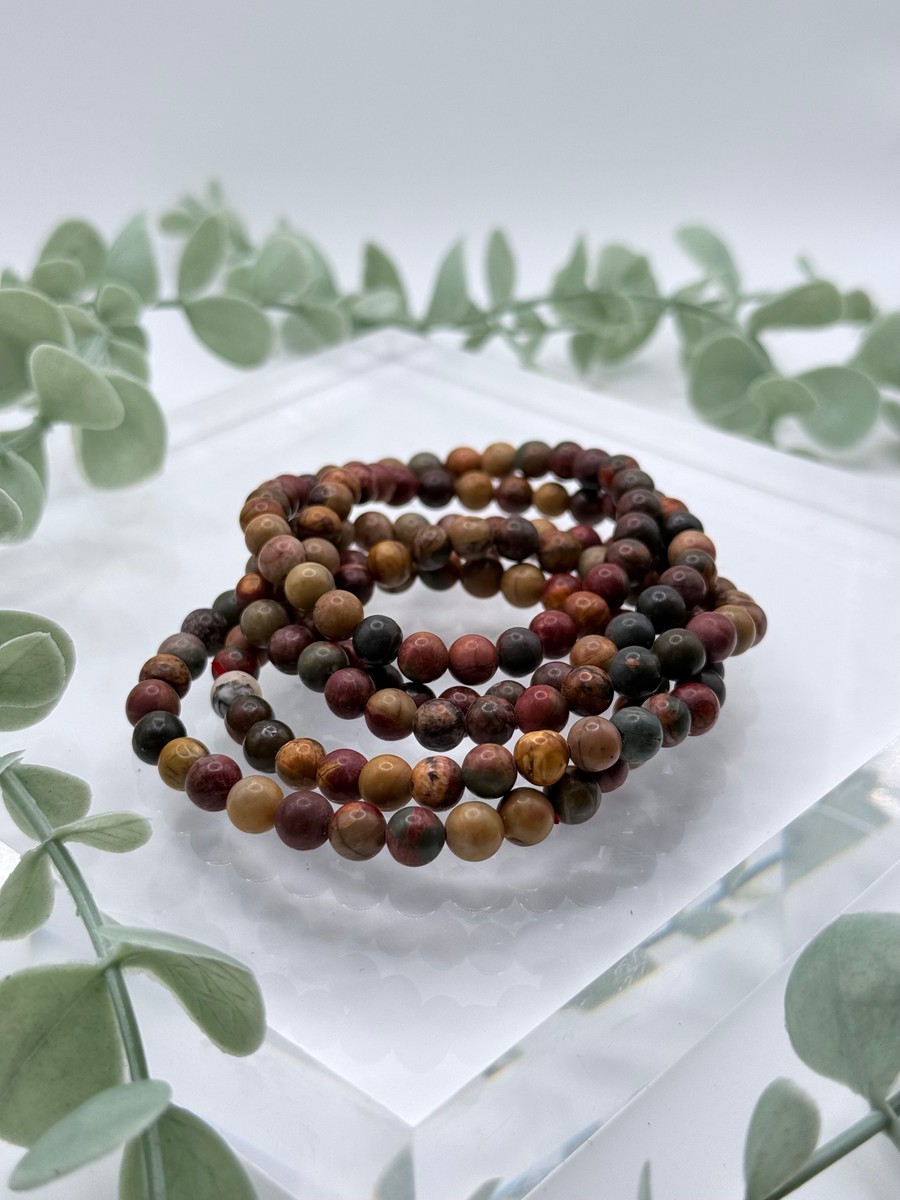 6mm Picasso Jasper Bracelet