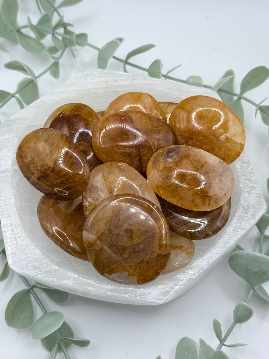 Golden Healer Palmstone - Small