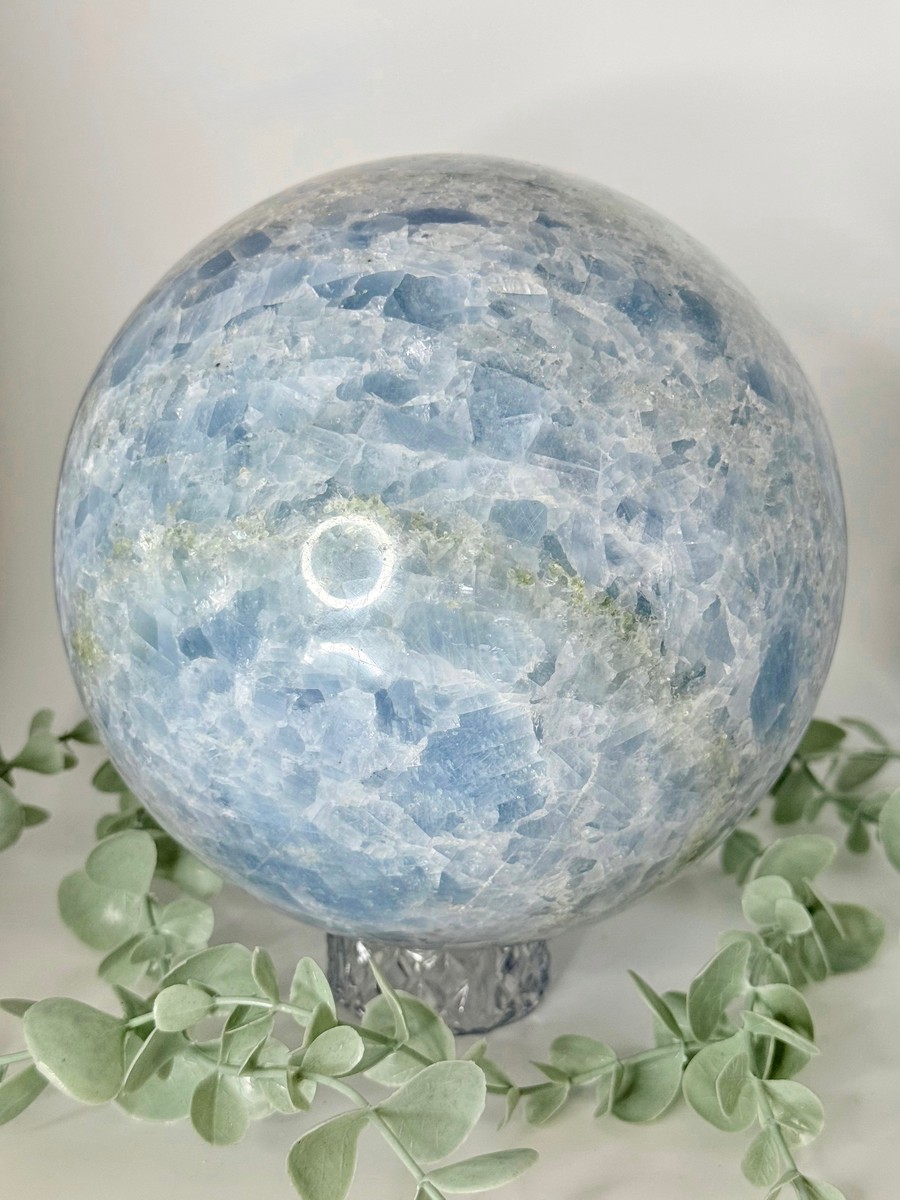 Blue Calcite Sphere - Extra Large