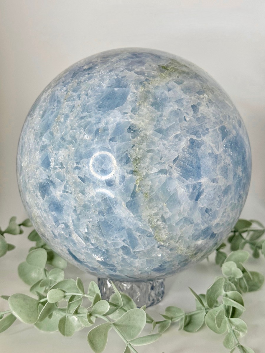 Blue Calcite Sphere - Extra Large